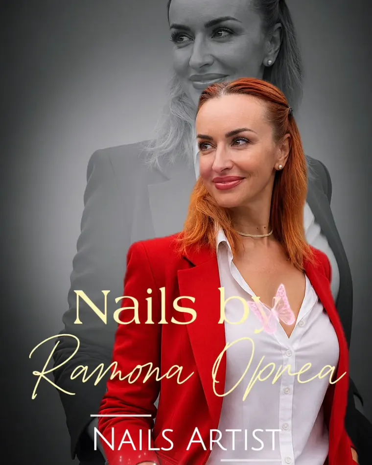 Ramona Oprea, specialistă în manichiură la salonul din Năvodari